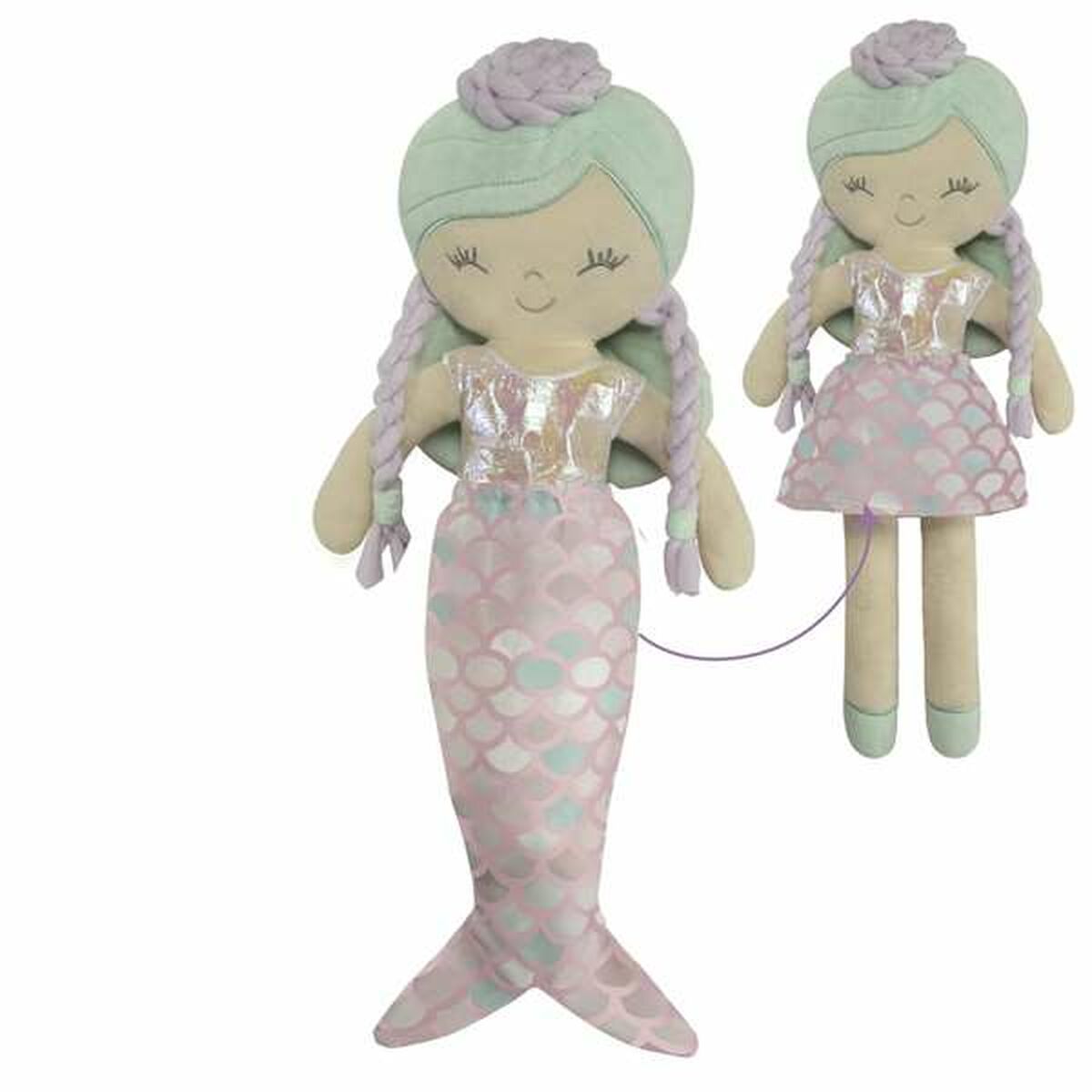 Păpușă din Cârpe Decuevas Ocean Fantasy 36 cm - Jucarii si jocuri, Păpuși și accesorii