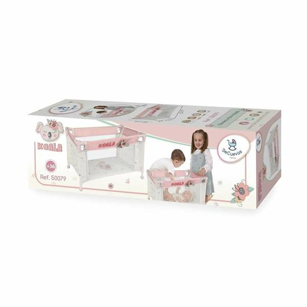 Leagăn de Voiaj Decuevas Koala 50 x 29 x 30 cm Roz - Jucarii si jocuri, Păpuși și accesorii