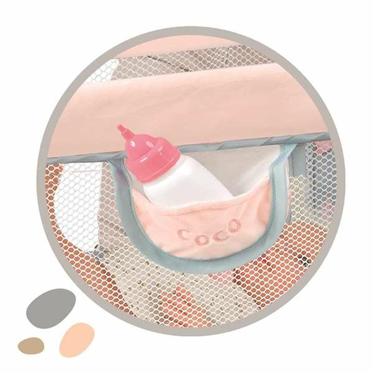 Leagăn de Voiaj Decuevas Coco 50 x 29 x 30 cm Albastru - Jucarii si jocuri, Păpuși și accesorii
