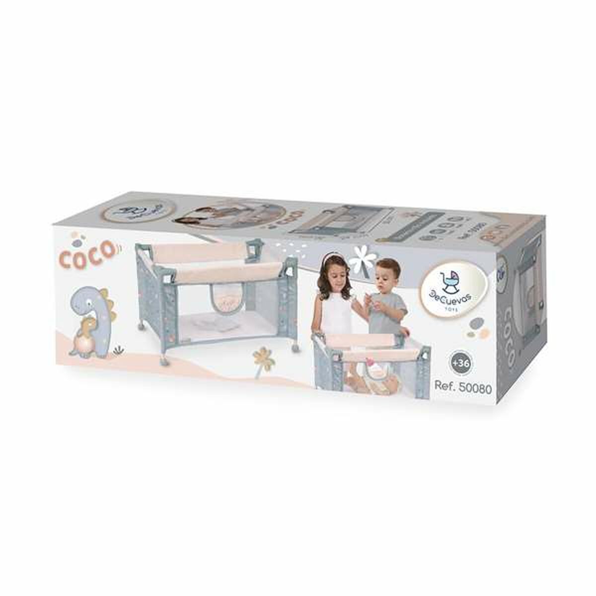 Leagăn de Voiaj Decuevas Coco 50 x 29 x 30 cm Albastru - Jucarii si jocuri, Păpuși și accesorii
