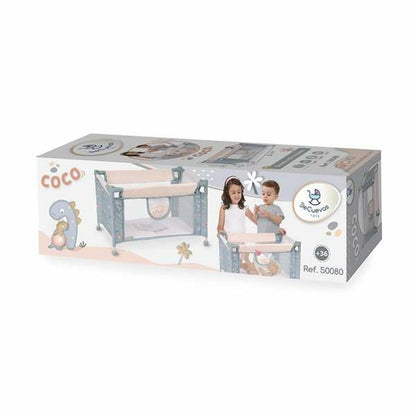 Leagăn de Voiaj Decuevas Coco 50 x 29 x 30 cm Albastru - Jucarii si jocuri, Păpuși și accesorii