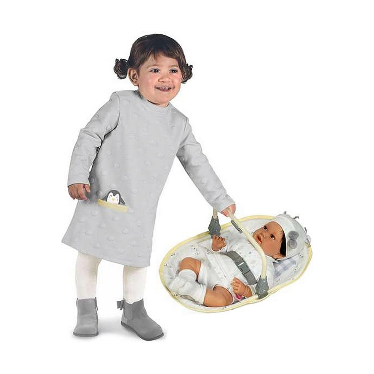 Scaun înalt Decuevas Pipo 30 x 31 x 60 cm 3 în 1 Leagăn - Jucarii si jocuri, Păpuși și accesorii
