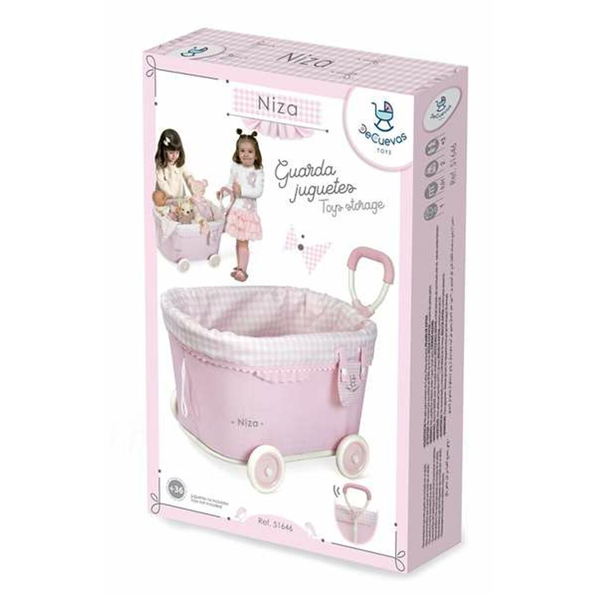 Accesorii pentru papusi Decuevas Niza Cărucior 36 x 55 x 47 cm - Jucarii si jocuri, Păpuși și accesorii