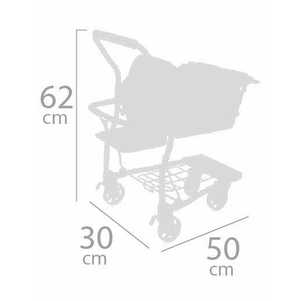 Cărucior de cumpărături Decuevas Koala 30 x 50 x 62 cm - Jucarii si jocuri, Imitații de jocuri