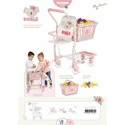 Cărucior de cumpărături Decuevas Koala 30 x 50 x 62 cm - Jucarii si jocuri, Imitații de jocuri
