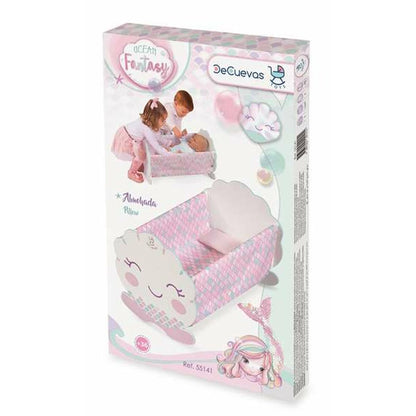 Pătuț pentru Păpuși Decuevas Ocean Fantasy Balansoar 49 x 32 x 31 cm - Jucarii si jocuri, Păpuși și accesorii