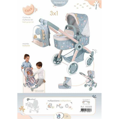 Cărucior pentru Păpuși Decuevas Coco 41 x 62 x 70 cm - Jucarii si jocuri, Păpuși și accesorii