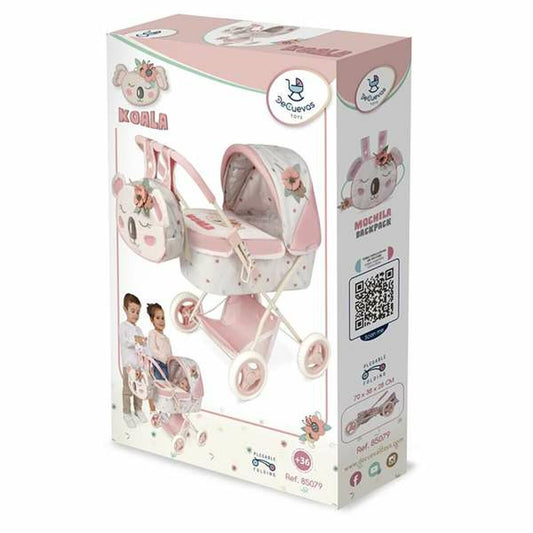Cărucior pentru Păpuși Decuevas Koala 38 x 65 x 60 cm Pliabil - Jucarii si jocuri, Păpuși și accesorii