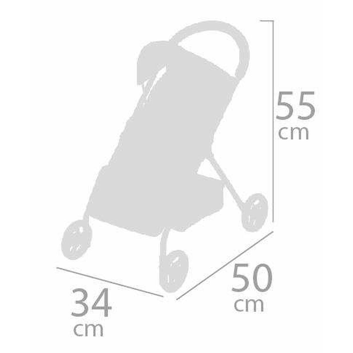 Cărucior pentru Păpuși Decuevas 34 x 50 x 55 cm - Jucarii si jocuri, Păpuși și accesorii