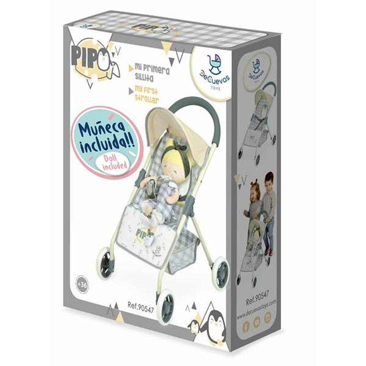 Cărucior pentru Păpuși Decuevas 34 x 50 x 55 cm - Jucarii si jocuri, Păpuși și accesorii
