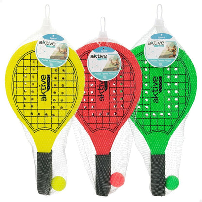 Palete de Plajă cu Minge Aktive Lemn 20,5 x 39,5 cm (24 Unități) - Jucarii si jocuri, În aer liber și sport