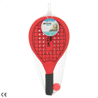 Palete de Plajă cu Minge Aktive Lemn 20,5 x 39,5 cm (24 Unități) - Jucarii si jocuri, În aer liber și sport