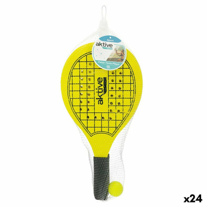 Palete de Plajă cu Minge Aktive Lemn 20,5 x 39,5 cm (24 Unități) - Jucarii si jocuri, În aer liber și sport