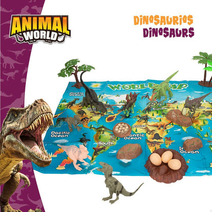 Playset Colorbaby 19 Piese 6 Unități 17 x 9 x 6 cm Dinozauri - Jucarii si jocuri, Păpuși și figurine