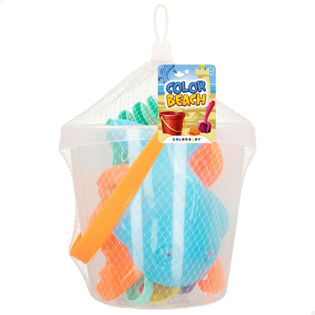 Set de jucării de plajă Colorbaby Ø 18 cm (24 Unități) - Jucarii si jocuri, În aer liber și sport