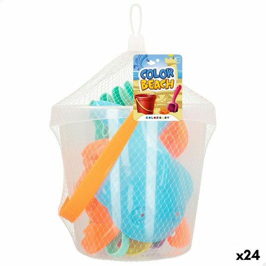 Set de jucării de plajă Colorbaby Ø 18 cm (24 Unități) - Jucarii si jocuri, În aer liber și sport