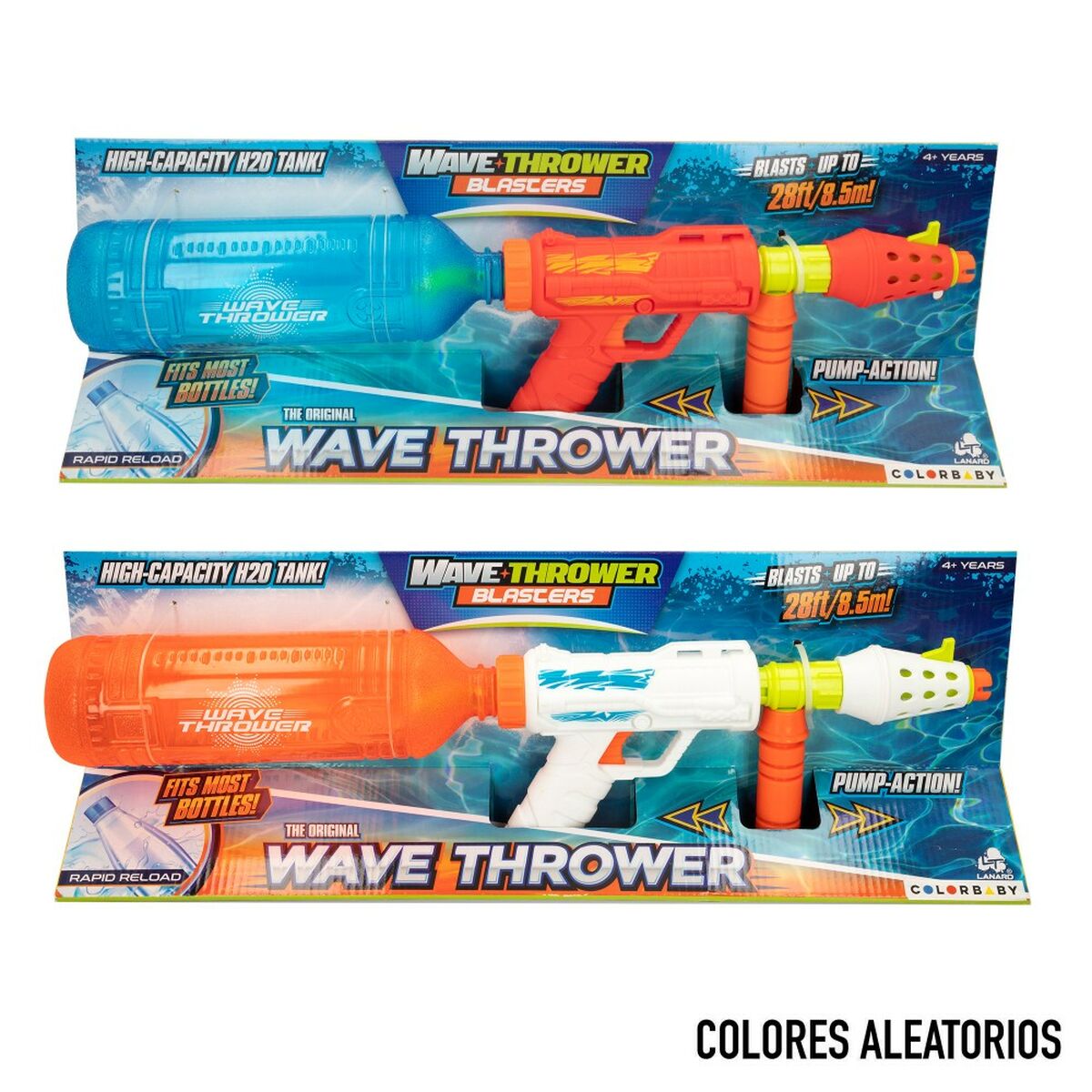 Pistol cu Apă Wave Thrower Blaster 50 x 14 x 7 cm (6 Unități) - Jucarii si jocuri, În aer liber și sport