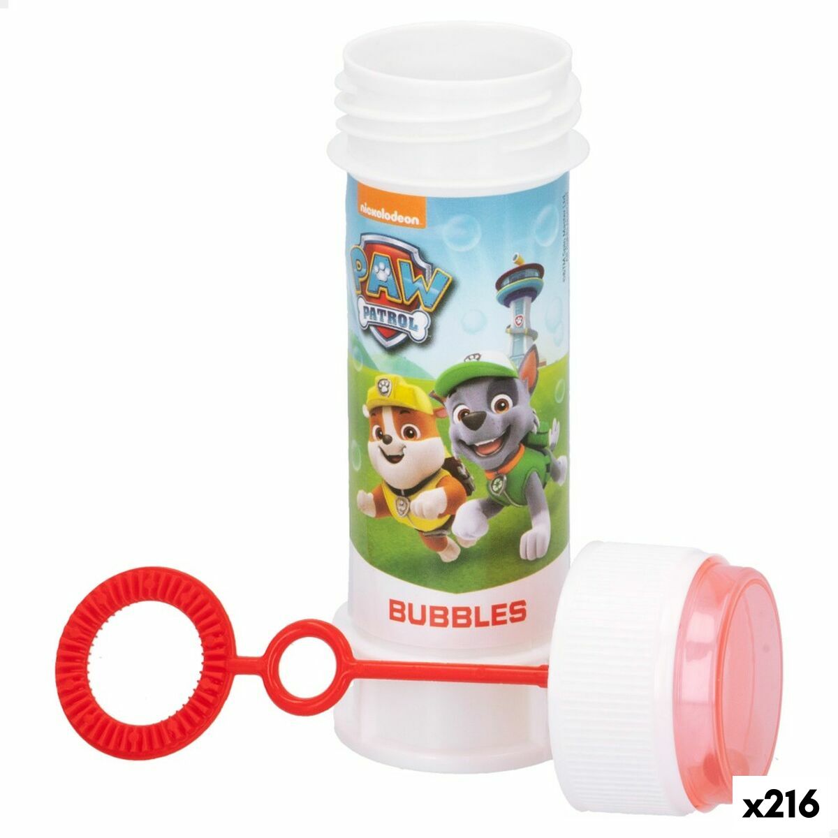 Aparat baloane săpun The Paw Patrol 60 ml 3,8 x 11,5 x 3,8 cm (216 Unități) - Jucarii si jocuri, În aer liber și sport