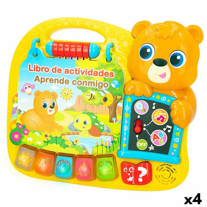 Cartea interactivă pentru copii Winfun 26,5 x 4,5 x 23,5 cm ES (4 Unități) - Bebelus, Jucăriile copilăriei timpurii