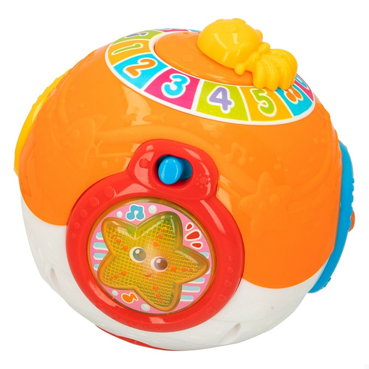 Jucărie muzicală Winfun 15 x 15 cm (4 Unități) Míč - Bebelus, Jucăriile copilăriei timpurii
