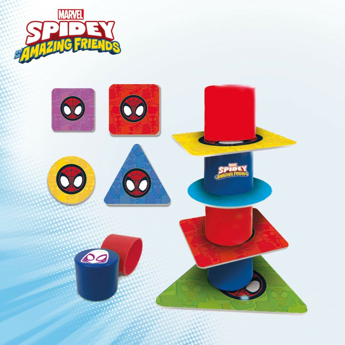 Joc Educativ Spidey 24,5 x 0,2 x 24,5 cm (6 Unități) 10 în 1 - Jucarii si jocuri, Jocuri și accesorii