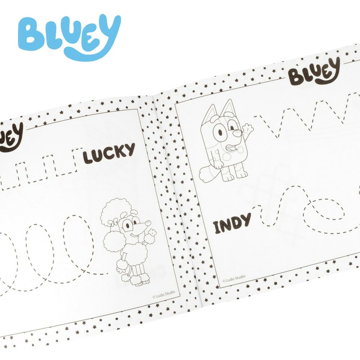 Set pentru desen Bluey Pocket Drawing School (12 Unități) - Jucarii si jocuri, Activități creative