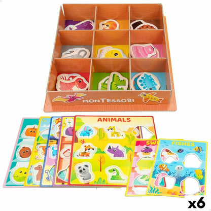 Joc Educativ Lisciani 26 x 6 x 26 cm Culori Metoda Montessori 61 Piese 6 Unități - Jucarii si jocuri, Jocuri și accesorii