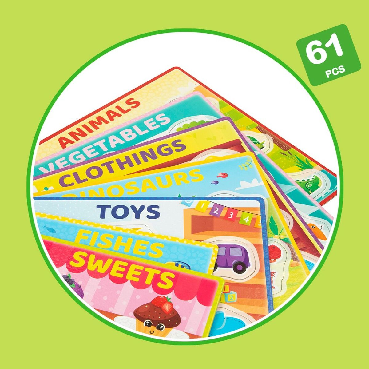 Joc Educativ Lisciani 26 x 6 x 26 cm Culori Metoda Montessori 61 Piese 6 Unități - Jucarii si jocuri, Jocuri și accesorii