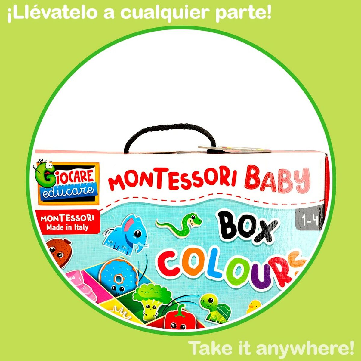 Joc Educativ Lisciani 26 x 6 x 26 cm Culori Metoda Montessori 61 Piese 6 Unități - Jucarii si jocuri, Jocuri și accesorii
