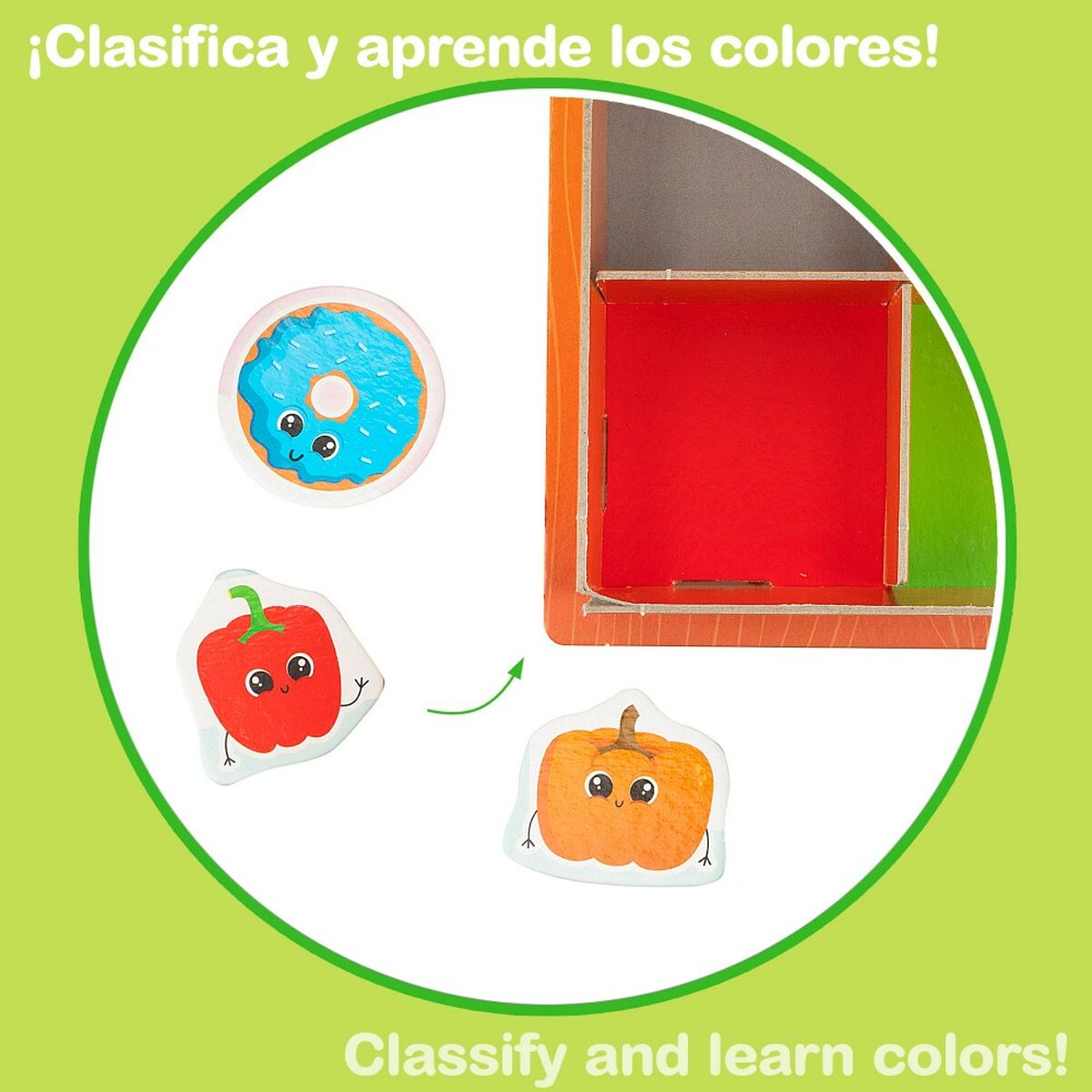 Joc Educativ Lisciani 26 x 6 x 26 cm Culori Metoda Montessori 61 Piese 6 Unități - Jucarii si jocuri, Jocuri și accesorii
