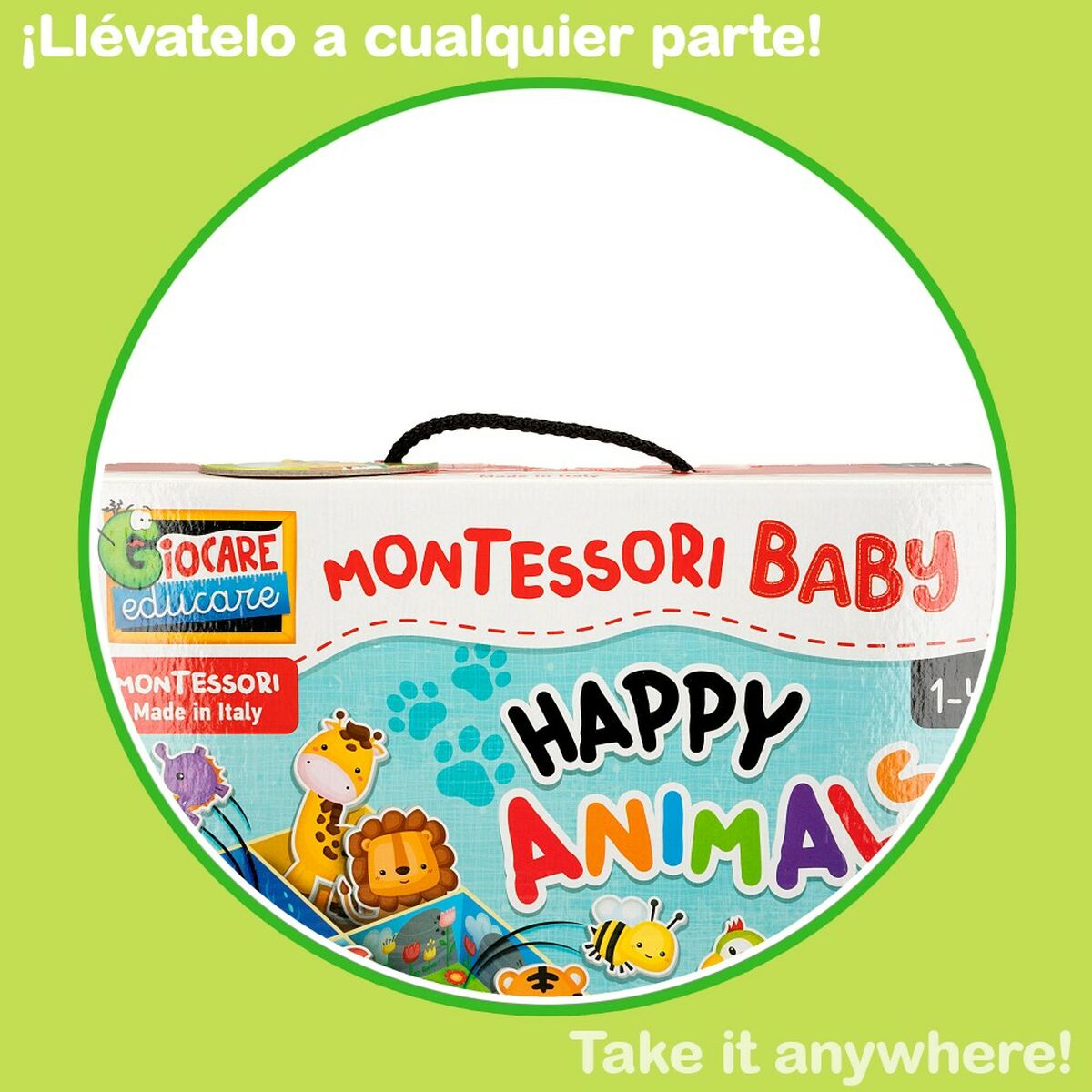 Joc Educativ Lisciani 26 x 6 x 26 cm animale Metoda Montessori 67 Piese 6 Unități - Jucarii si jocuri, Jocuri și accesorii