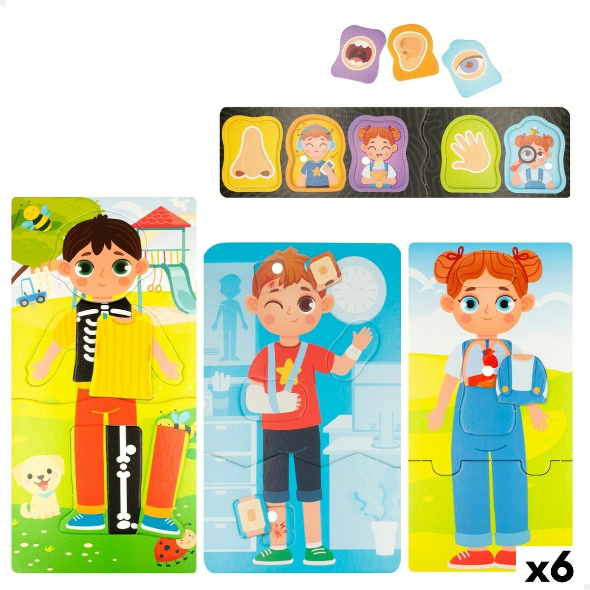Joc Educativ Lisciani Baby Doctor 22,5 x 0,5 x 47,5 cm (6 Unități) - Jucarii si jocuri, Jocuri și accesorii