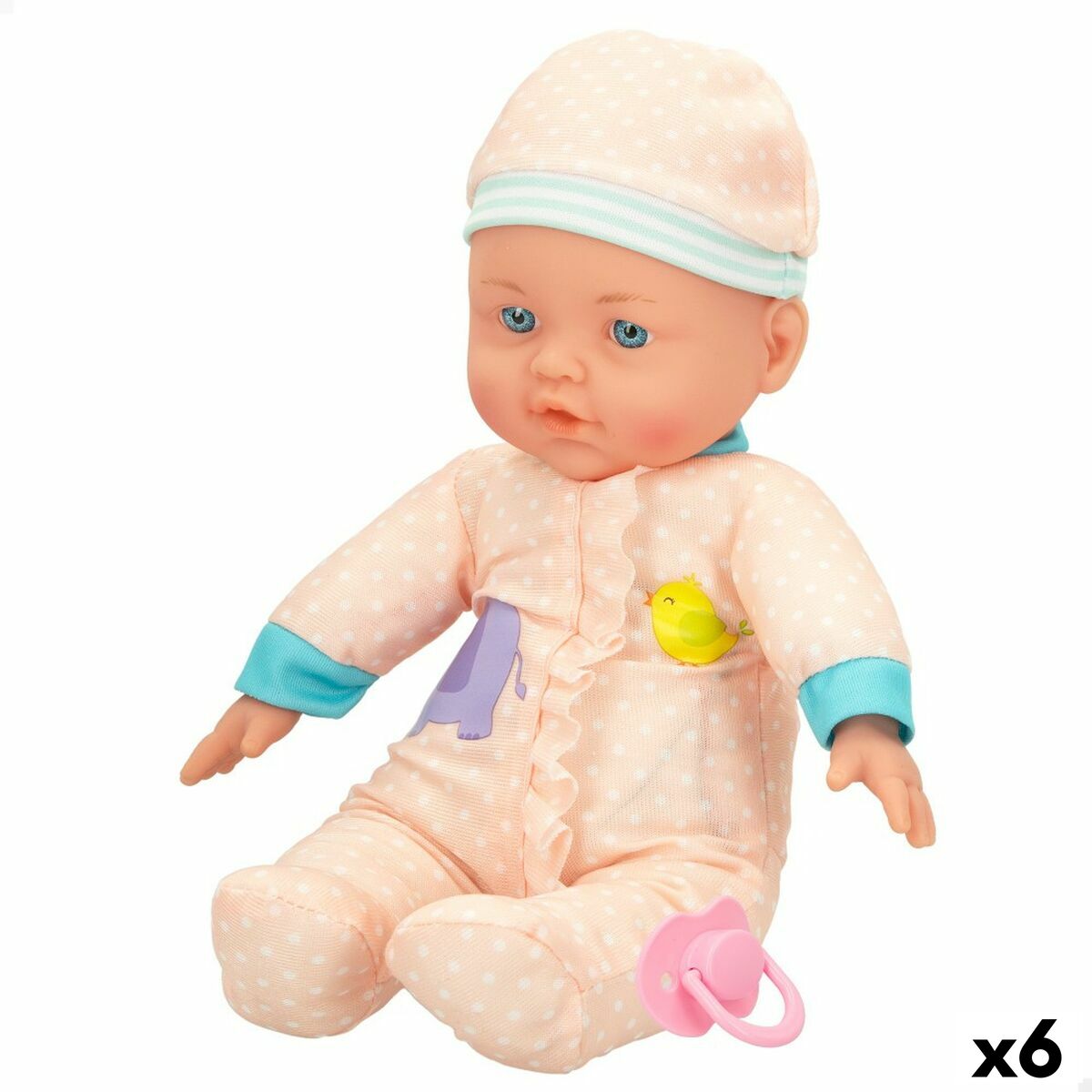 Păpușă Bebe Colorbaby 22,5 x 32 x 10 cm 6 Unități - Jucarii si jocuri, Păpuși și accesorii
