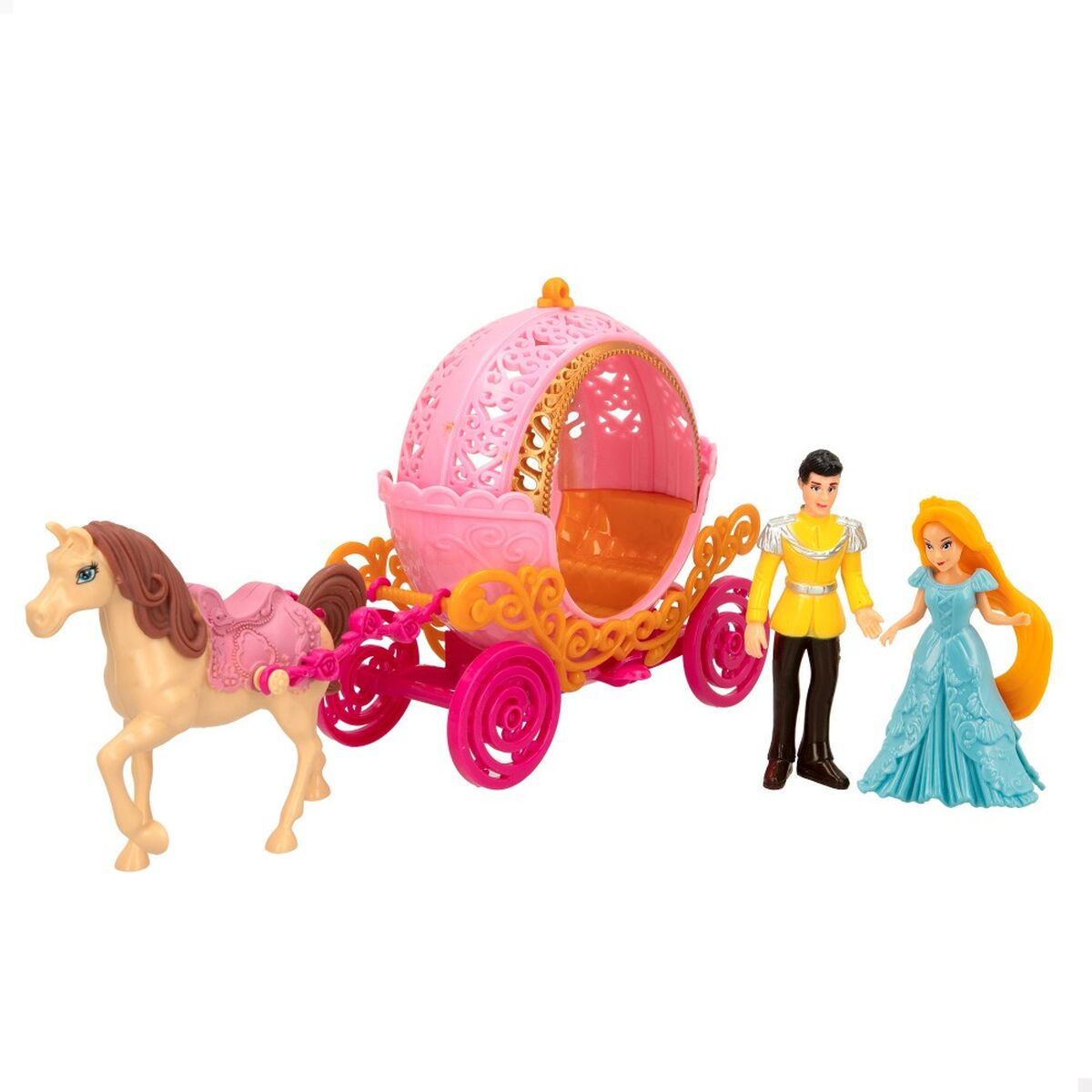 Playset Colorbaby Isabella 6 Unități 28,5 x 14,5 x 7 cm Trăsură - Jucarii si jocuri, Păpuși și figurine