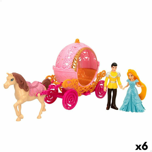 Playset Colorbaby Isabella 6 Unități 28,5 x 14,5 x 7 cm Trăsură - Jucarii si jocuri, Păpuși și figurine