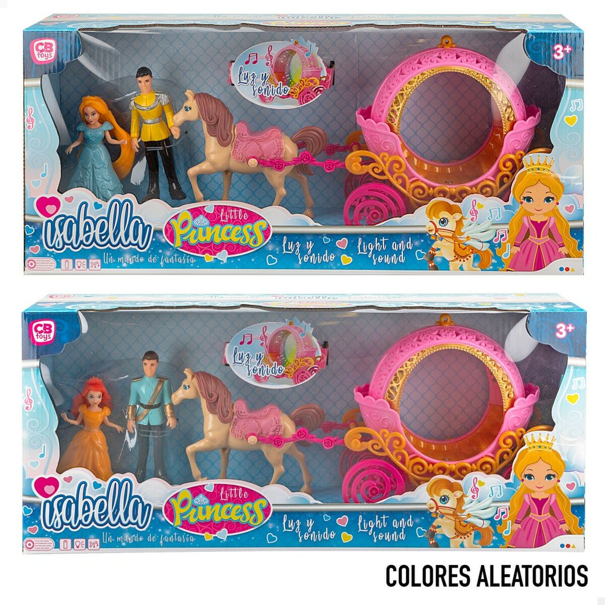 Playset Colorbaby Isabella 6 Unități 28,5 x 14,5 x 7 cm Trăsură - Jucarii si jocuri, Păpuși și figurine