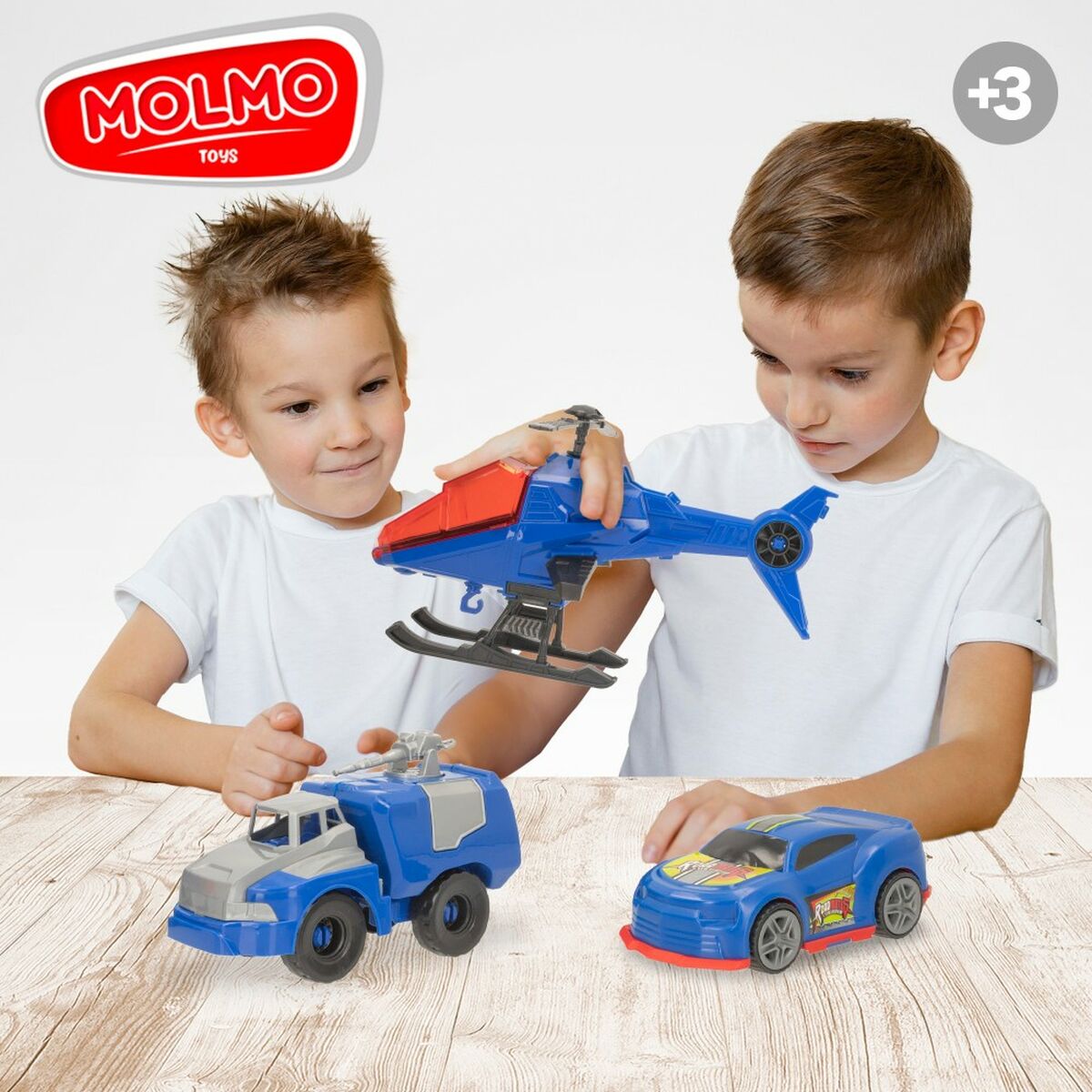 Set mașini Colorbaby 20 x 12 x 8,5 cm 6 Unități 3 Piese Polițist - Jucarii si jocuri, Vehicule