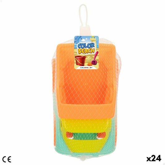 Autobasculantă Colorbaby 18 cm Plajă Plastic (24 Unități) - Jucarii si jocuri, În aer liber și sport
