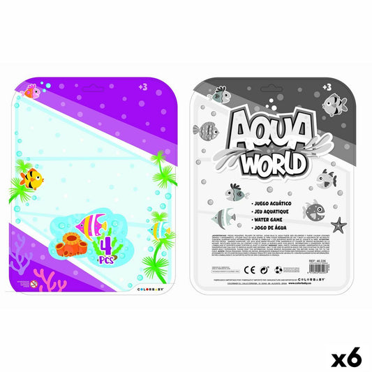 Joc acvatic Colorbaby AQUA WORLD 16,5 x 19,7 x 2,5 cm (6 Unități) - Jucarii si jocuri, În aer liber și sport