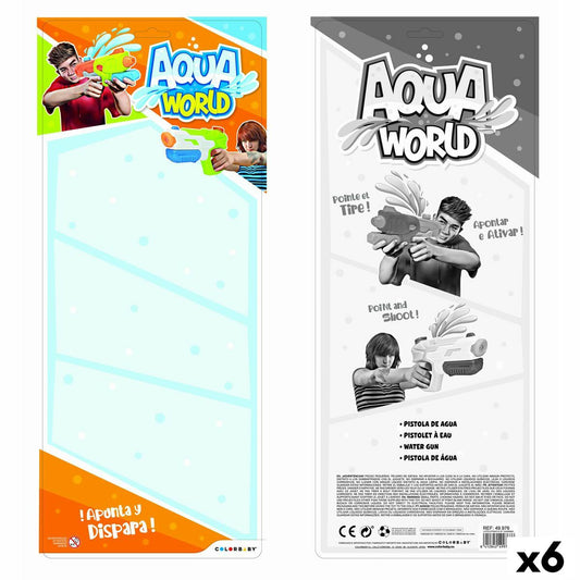 Pistol cu Apă Colorbaby 37,5 x 20 x 5 cm (6 Unități) - Jucarii si jocuri, În aer liber și sport