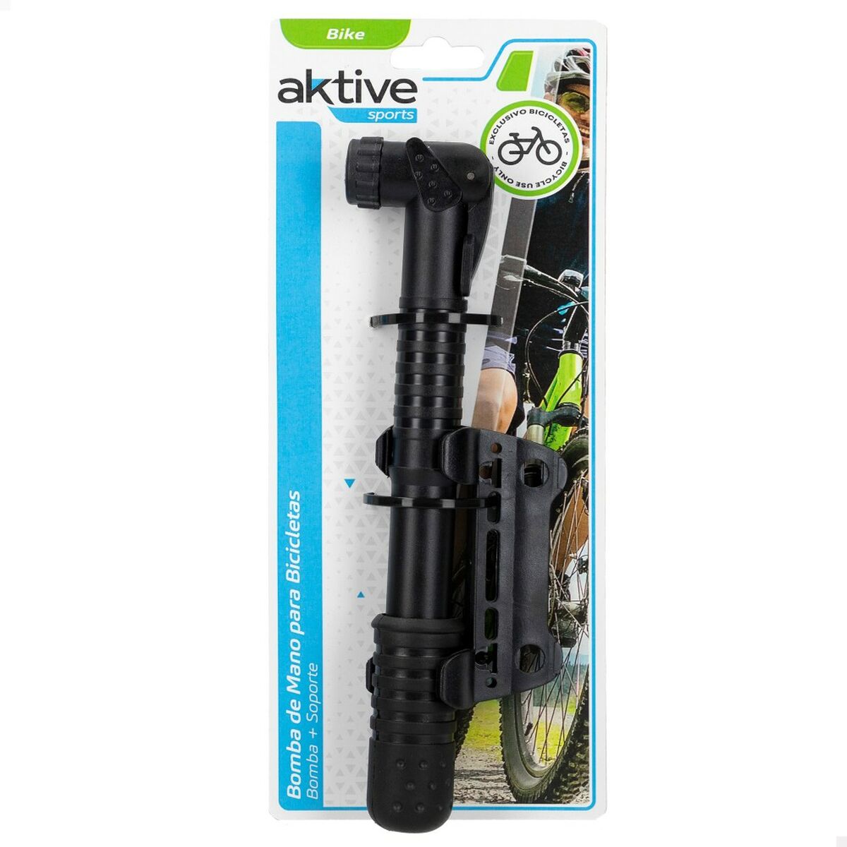 Pompă de aer Aktive Negru Bicicletă - Sport și în aer liber, Ciclism