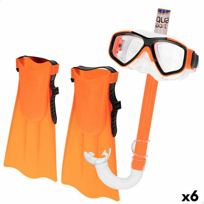 Ochelari de Scufundare cu Tub și Labe de Înot Colorbaby (6 Unități) - Sport și în aer liber, Sporturi acvatice