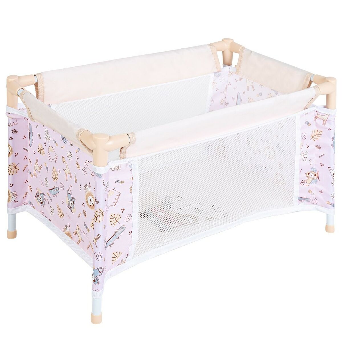 Pătuț pentru Păpuși Colorbaby Safari 29 x 50 x 30 cm 4 Unități - Jucarii si jocuri, Păpuși și accesorii