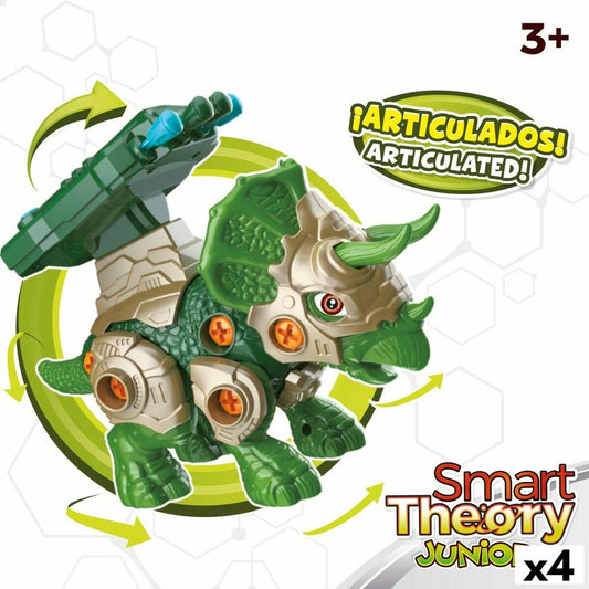 Set de 2 Dinozauri Colorbaby 21 x 14 x 9,5 cm articulat Lansator de Proiectile 4 Unități Dinozaur - Jucarii si jocuri, Păpuși și figurine