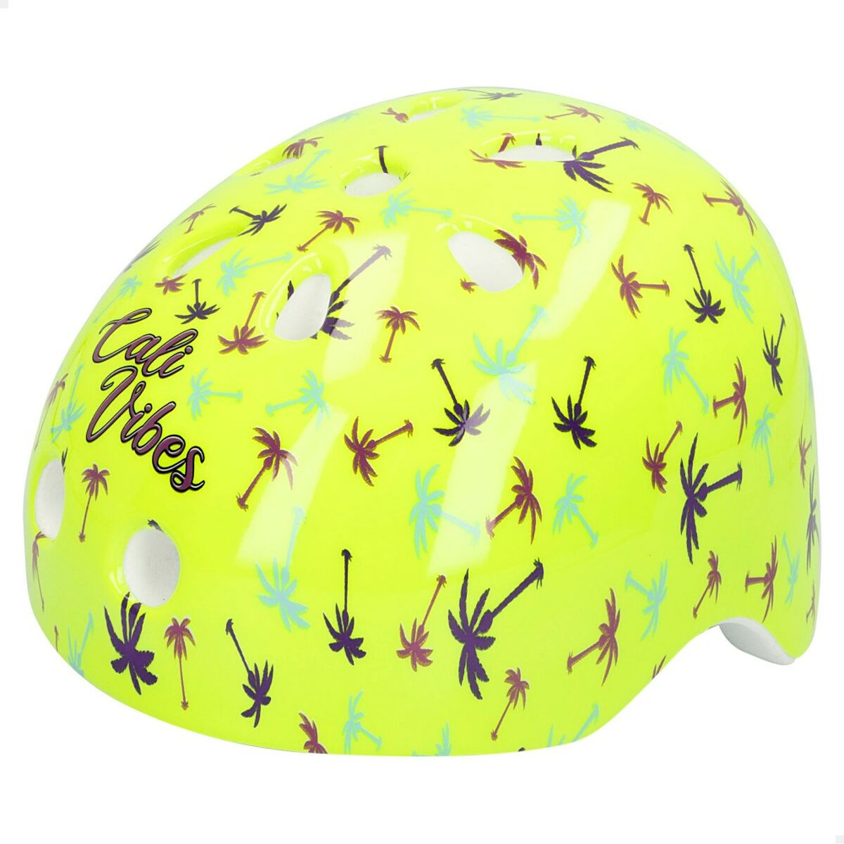 Cască de Ciclism pentru Copii Colorbaby Neon Cali Vibes Galben (4 Unități) - Sport și în aer liber, Ciclism