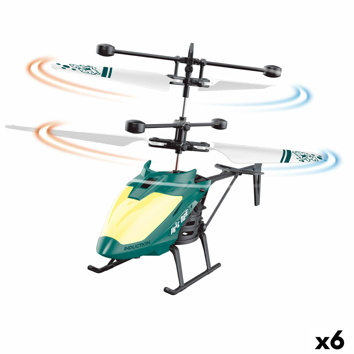 Elicopter Controlat de Radio Colorbaby (6 Unități) - Jucarii si jocuri, Vehicule