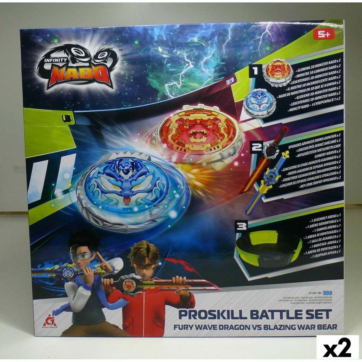 Titirez Infinity Nado (2 Unități) - Jucarii si jocuri, În aer liber și sport