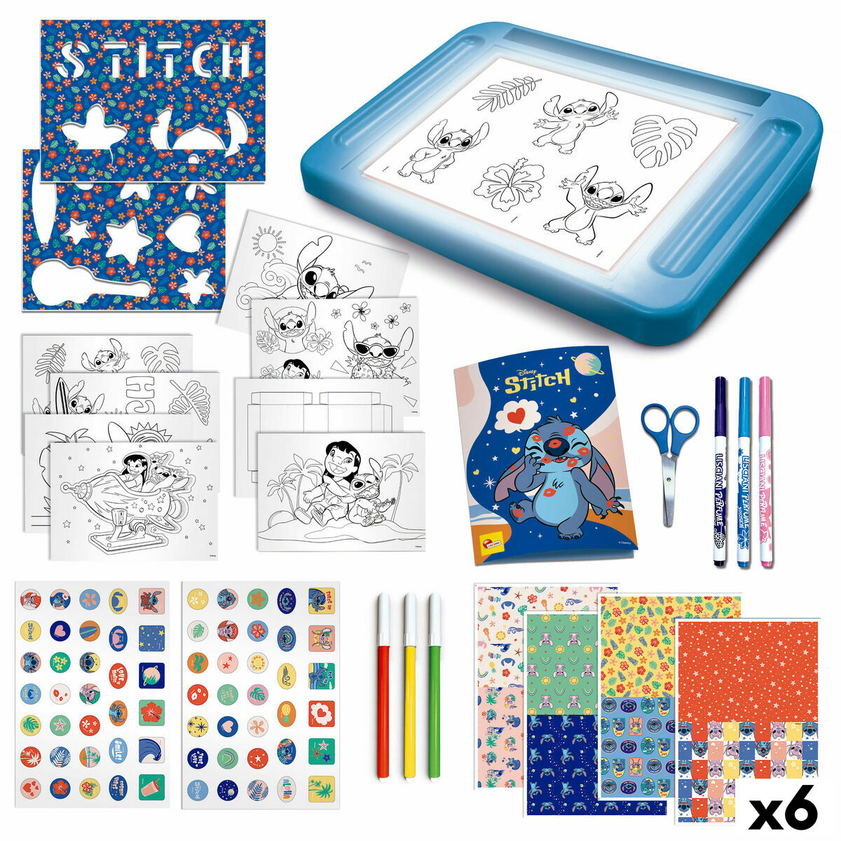 Set pentru desen Stitch (6 Unități) - Birou și papetărie, Arte și Meserii