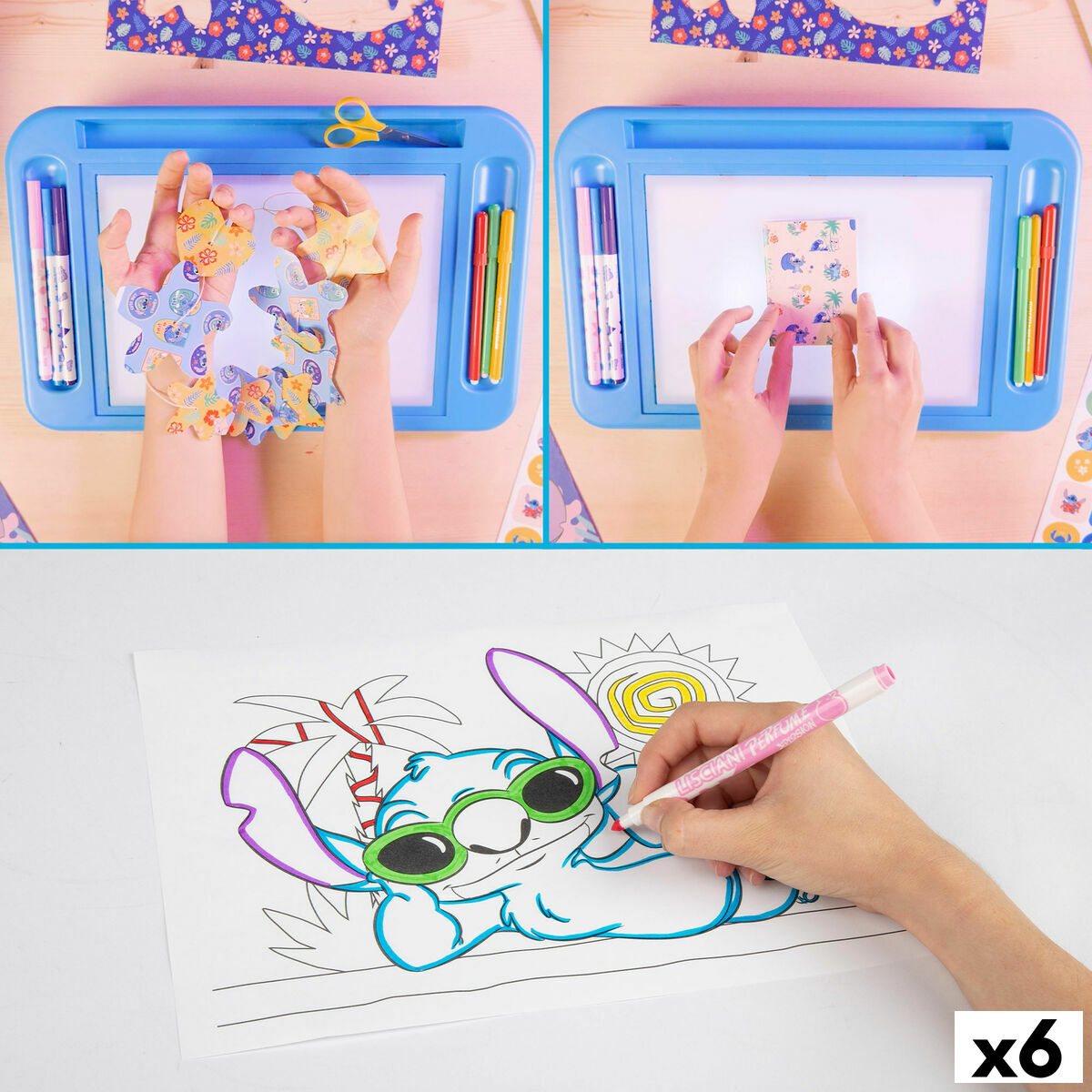 Set pentru desen Stitch (6 Unități) - Birou și papetărie, Arte și Meserii