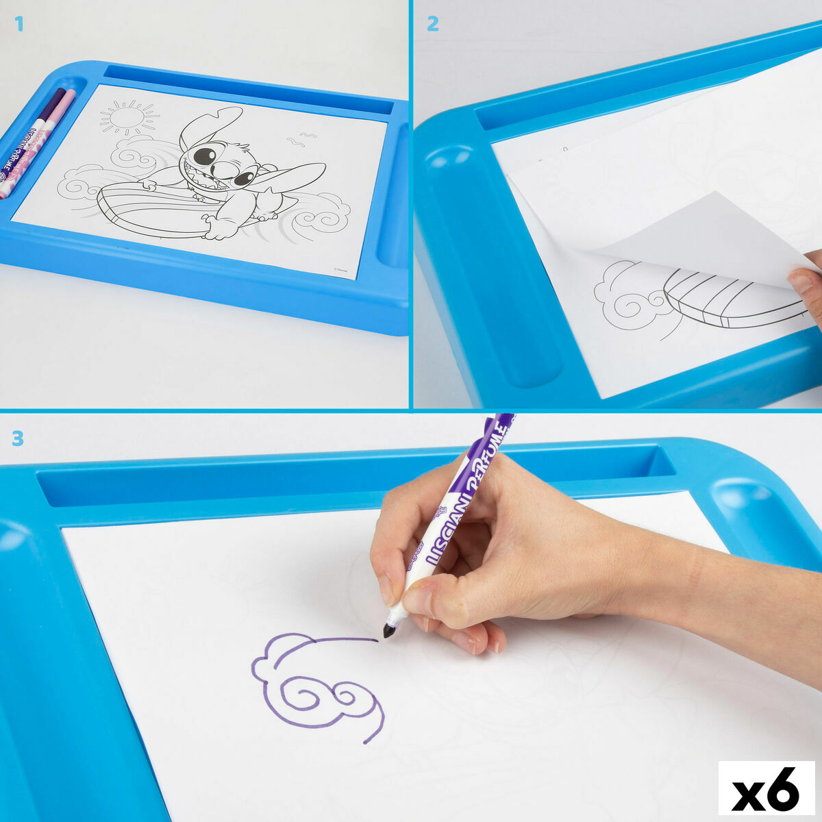 Set pentru desen Stitch (6 Unități) - Birou și papetărie, Arte și Meserii
